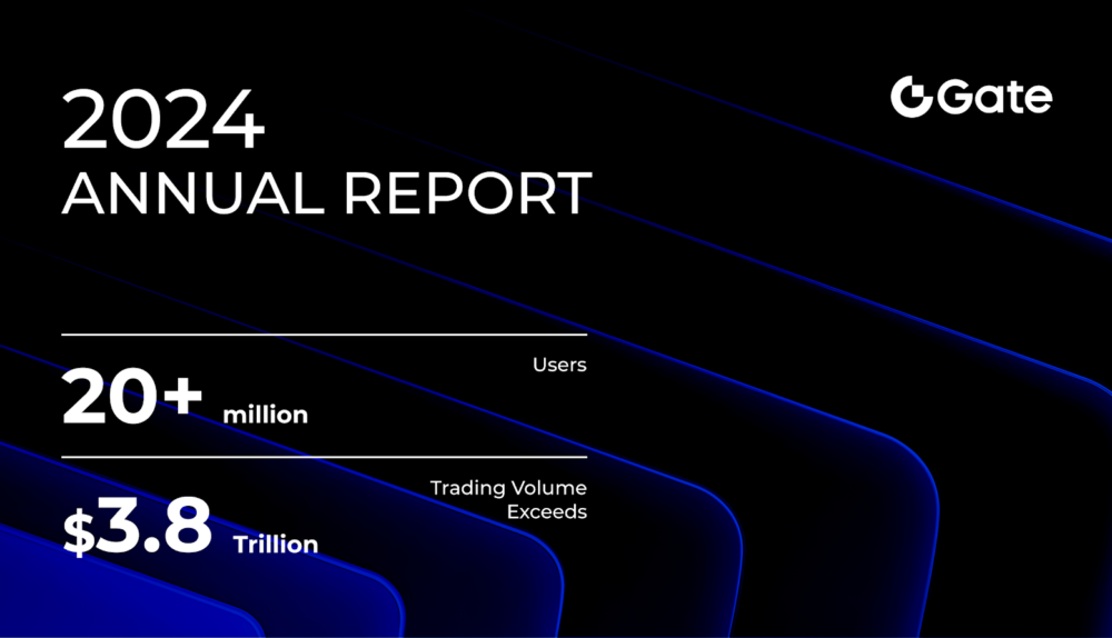 Gate 2024 Annual Report: Trading Volume Exceeds $3.8 Trillion, Solidifying Top 4 Market Position