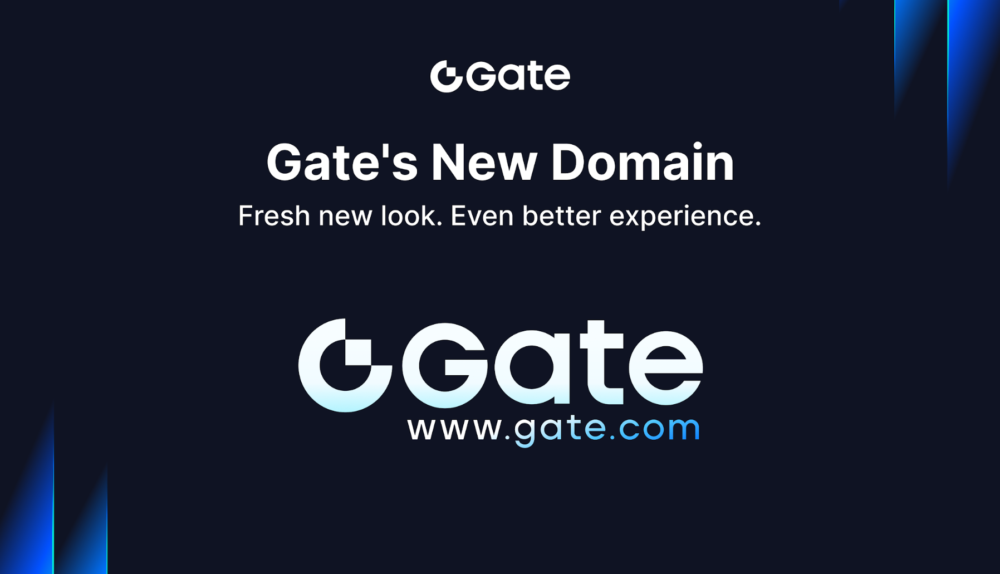 Gate Introduces Brand New Domain Gate.com and Brand Logo, Advancing Toward the "Next-Generation Crypto Exchange"